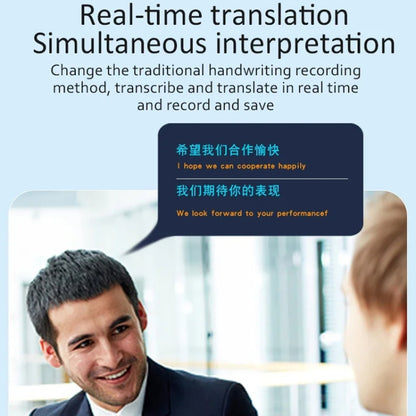 Hishell P40 Smart Translator 135 Languages Voice Intelligent Online Translation Machine Offline Multilanguage Speech Translate(Black) - free shipping - PMC Jewellery - Order now!