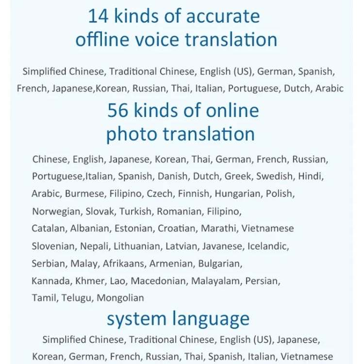 Hishell P40 Smart Translator 135 Languages Voice Intelligent Online Translation Machine Offline Multilanguage Speech Translate(Black) - free shipping - PMC Jewellery - Order now!