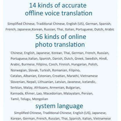Hishell P40 Smart Translator 135 Languages Voice Intelligent Online Translation Machine Offline Multilanguage Speech Translate(Black) - free shipping - PMC Jewellery - Order now!