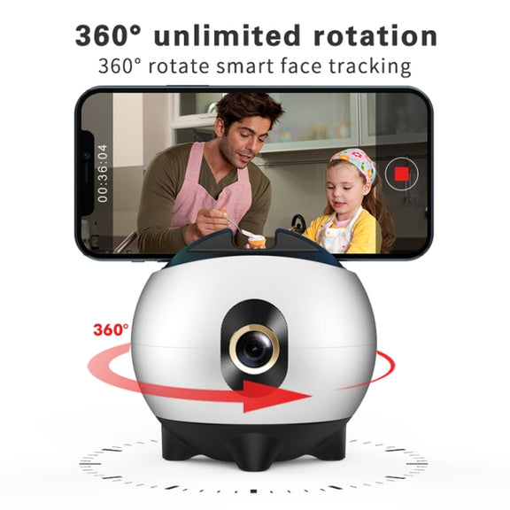 Hishell Rechargeable AI Face Intelligent Follow Shot Gimbal Cell Phone Live Streaming Video Stabilizer(Gold)