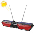 DV-880 Dual Solar Wireless Bluetooth Speaker Outdoor Long Radio(Red) - Radio Player by PMC TechLife | Online Shopping South Africa | PMC TechLife | Buy Now Pay Later Mobicred