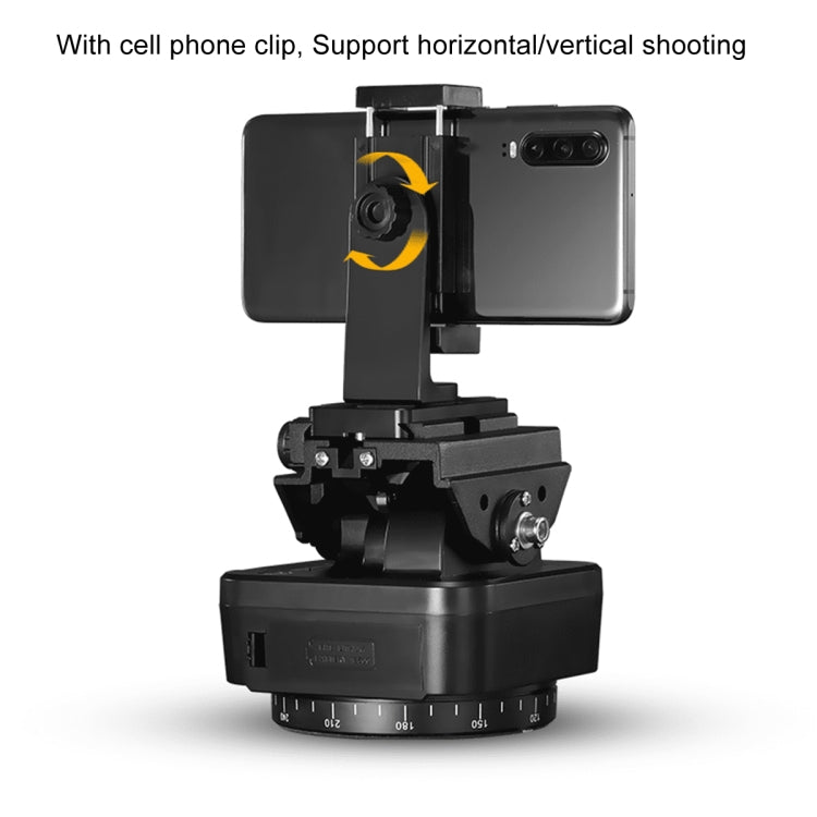 ZIFON YT-1000 Electric Gimbal 360 Degree Panoramic Remote Control Mobile Phone Shooting Dual Axis DSLR Camera Live Stabilizer(Standard)