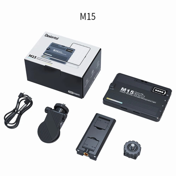Desiontal M15 3 Color Temperature Rechargeable Pocket Light Mini Photography Light LED Outdoor Shooting Supplementary Light - free shipping - PMC TechLife - Order now!
