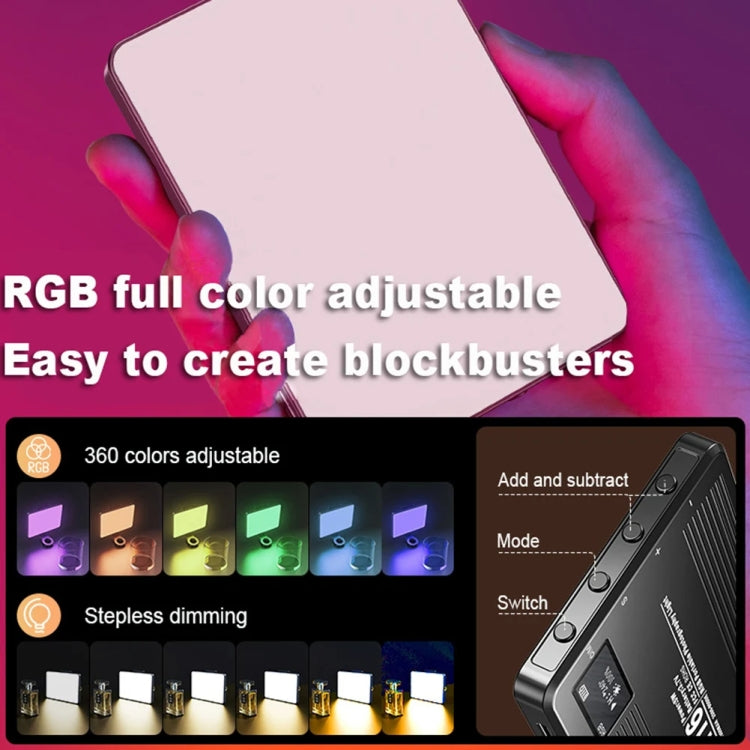 Desiontal M16 RGB Rechargeable Pocket Light Mini Photography Light LED Outdoor Shooting Supplementary Light - free shipping - PMC Jewellery - Order now!