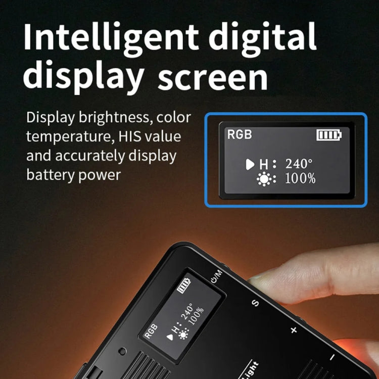 Desiontal M16 RGB Rechargeable Pocket Light Mini Photography Light LED Outdoor Shooting Supplementary Light - free shipping - PMC Jewellery - Order now!