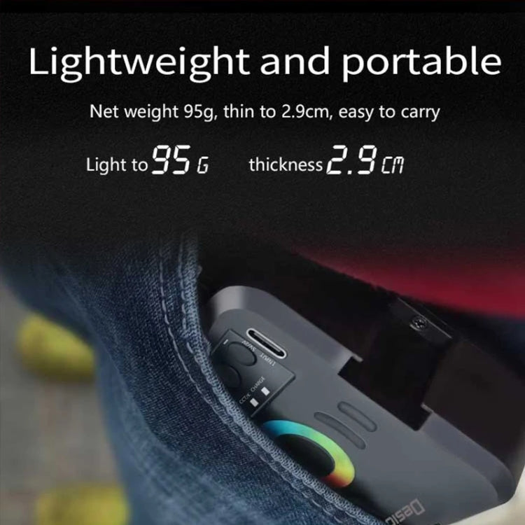 Desiontal W70 Full Color RGB Live Fill Light Portable Small Pocket Light Ambient Photo Handheld Photography Lighting - free shipping - PMC Jewellery - Order now!
