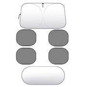 Car Front Windshield Heat Insulation Sun Protection Visor, Specification: Large Front Baffle+4 Side Baffles+1 Rear Baffle