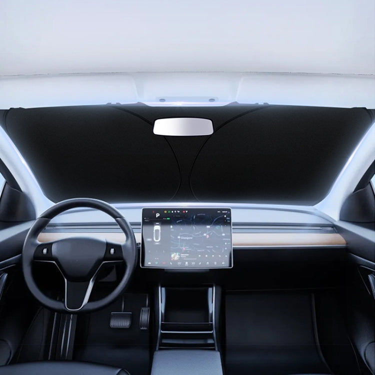 Car Front Windshield Heat Insulation Sun Protection Visor, Specification: Large Front Baffle+4 Side Baffles+1 Rear Baffle