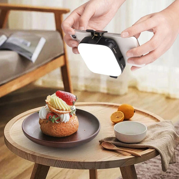 Desiontal V90 Mobile Phone Live Beauty Fill Light LED Pocket Light USB Charging Tofu Lamp(Standard)