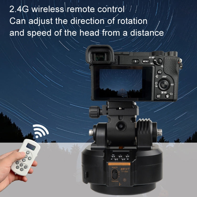 ZIFON YT-2000 Intelligent Electric Gimbal Rocker Panoramic Rotation Face Tracking Cell Phone Camera Live Streaming Artifact(Standard)