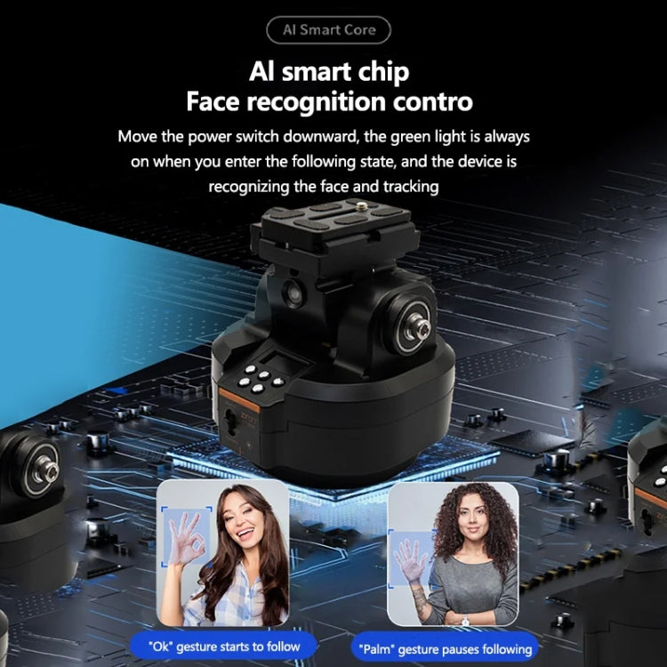 ZIFON YT-2000 Intelligent Electric Gimbal Rocker Panoramic Rotation Face Tracking Cell Phone Camera Live Streaming Artifact(Standard) - free shipping - PMC Jewellery - Order now!