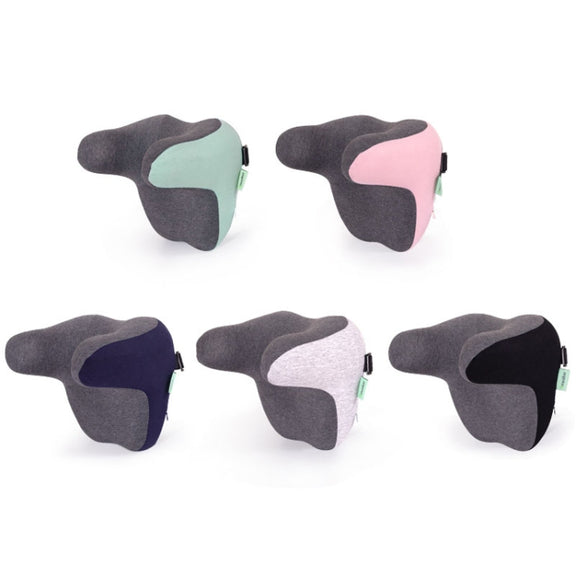 BEWALKER Car Headrest Memory Foam Neck Support Pillow Car Seat Cervical Cushion(Green)