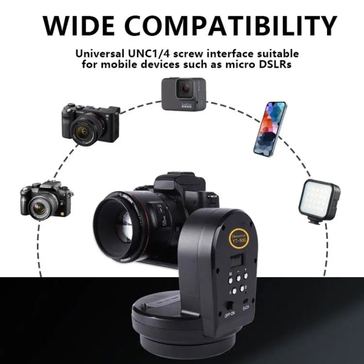 Desiontal YT-800 Cell Phone Camera Remote Control Gimbal 360 Rotation Panoramic Shooting Stabilizer(Standard) - free shipping - PMC Jewellery - Order now!