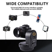 Desiontal YT-800 Cell Phone Camera Remote Control Gimbal 360 Rotation Panoramic Shooting Stabilizer(Standard)