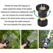 Metal Garden Watering Car Wash High Flow Nozzle(European Style)