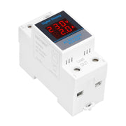 SINOTIMER SDM002 Household DIN Rail Single-Phase AC Dual Display Voltage And Current Meter(63A Build-In Intestinal Sensor)