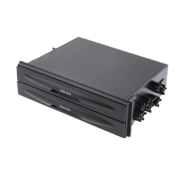 Car Audio Modified Multi-purpose Storage Box Cup Holder(Double-layer Box) - Stowing Tidying by PMC TechLife | Online Shopping South Africa | PMC TechLife | Buy Now Pay Later Mobicred