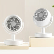 Desktop Air Circulation Fan Household Office Compact Mute Electrical Fan, Style: Battery Model