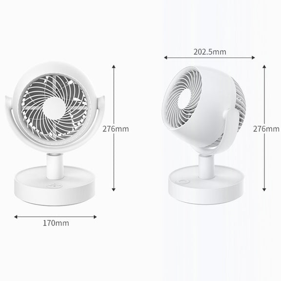 Desktop Air Circulation Fan Household Office Compact Mute Electrical Fan, Style: USB Plug In