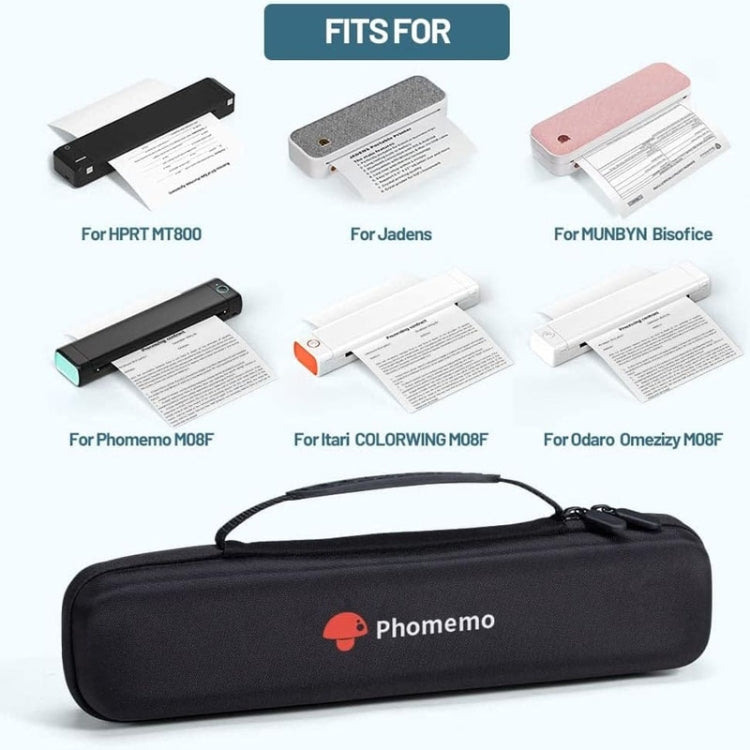 Phomemo Portable Storage Bag For M08F / P831 Printer(Gray) - Others by Phomemo | Online Shopping South Africa | PMC TechLife | Buy Now Pay Later Mobicred