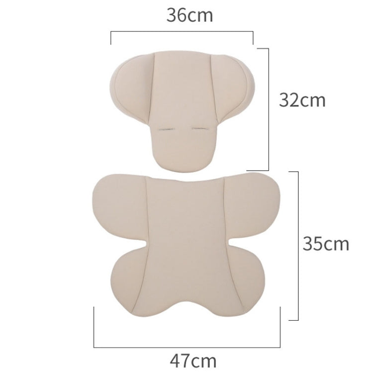 Infant Safety Seat Cushion Four Seasons Universal Stroller Lumbar Protection Pads(Black) - Strollers Accessories by PMC Jewellery | Online Shopping South Africa | PMC Jewellery | Buy Now Pay Later Mobicred