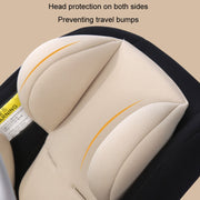 Infant Safety Seat Cushion Four Seasons Universal Stroller Lumbar Protection Pads(Grey)