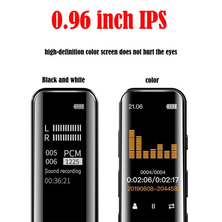 G1 0.96-Inch IPS Color Screen HD Smart Mini Noise Reduction Timer Recorder, Capacity: 8GB - Recording Pen by PMC TechLife | Online Shopping South Africa | PMC TechLife | Buy Now Pay Later Mobicred