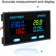 SINOTIMER SPM005 AC Digital Display Voltage Current Power Electricity Multifunctional Monitoring Meter, Specification: 200A