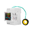 SINOTIMER SDM009 Din Rail Single-Phase Voltage Current Frequency Power Factor Electricity Multifunctional Meter, Model: AC40-300V External - free shipping - PMC TechLife - Order now!