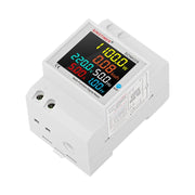 SINOTIMER SDM009 Din Rail Single-Phase Voltage Current Frequency Power Factor Electricity Multifunctional Meter, Model: AC40-300V Built-In