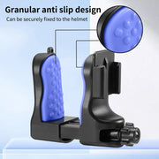 Motorcycle Helmet Chin Clamp Mount for GoPro Hero Series DJI Osmo Action, SJCAM Cameras, Spec: Set 2