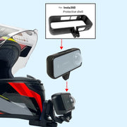 Motorcycle Helmet Chin Clamp Mount for GoPro Hero Series DJI Osmo Action, SJCAM Cameras, Spec: Set 2