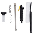 High Pressure Car Wash Nozzle Soft Bristle Long Handle Brush Foam Bottle Tool Set, Specification: Set 3 - Car washing supplies by PMC TechLife | Online Shopping South Africa | PMC TechLife | Buy Now Pay Later Mobicred