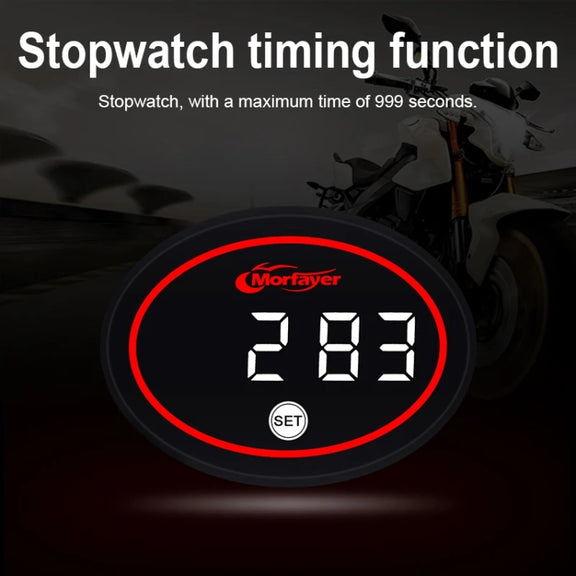 Morfayer Locomotive Multi-function Voltmeter, Red, Specification: Voltmeter Function