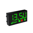 Compact LED Digital Display Time Voltmeter, Specification: 3 in 1 Green - Electrical Instruments by PMC TechLife | Online Shopping South Africa | PMC TechLife | Buy Now Pay Later Mobicred