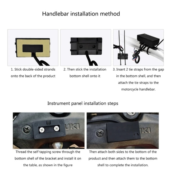 Compact LED Digital Display Time Voltmeter, Specification: 2 in 1 Temperature Red