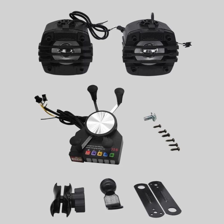 Motorcycle Mobile Phone Charging Stand With Bluetooth MP3 Speaker(YL-056) - Holder by PMC TechLife | Online Shopping South Africa | PMC TechLife | Buy Now Pay Later Mobicred