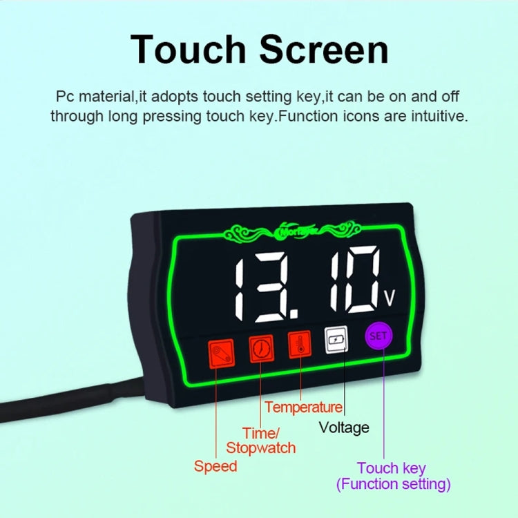 5 in 1 Water Temperature Tachometer Morfayer Locomotive Intelligent Multi-function Tachometer - Electrical Instruments by Morfayer | Online Shopping South Africa | PMC TechLife | Buy Now Pay Later Mobicred