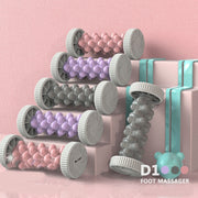 Foot Massage Roller Home Fitness Muscle Relaxation Plantar Fascia Rod(Gray)