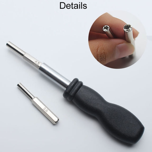 For N64/NGC/SFC Game Console Disassembly Hardware Tools Screwdriver Accessories, Model: 3.8mm+4.5mm Sleeve