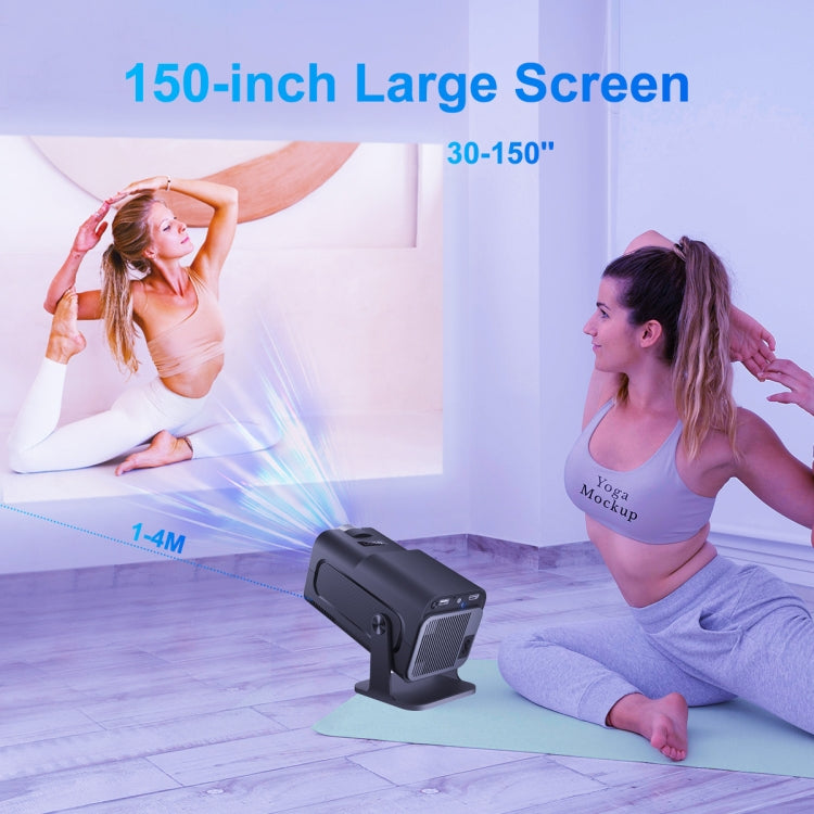 HY320 1080P 390ANSI 4K Android 11 Projector With Wifi 6 Bluetooth 5.0 Support Miracast / Airplay / DLNA AU Plug