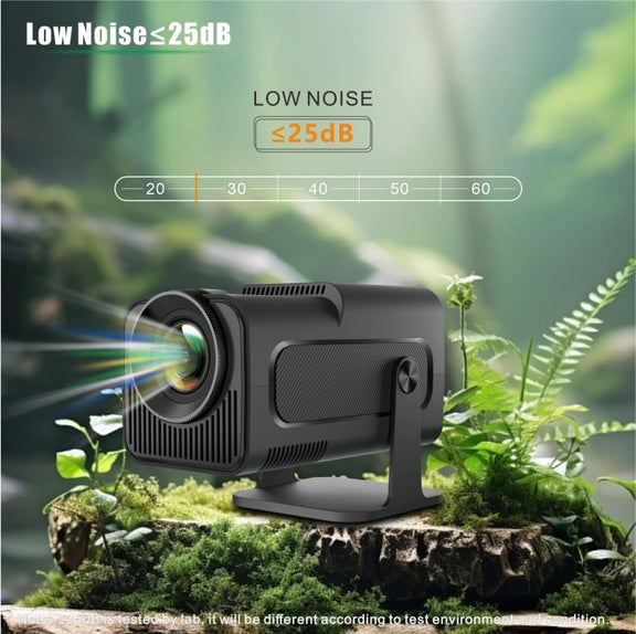 HY320 1080P 390ANSI 4K Android 11 Projector With Wifi 6 Bluetooth 5.0 Support Miracast / Airplay / DLNA US Plug