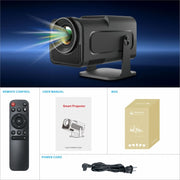 HY320 1080P 390ANSI 4K Android 11 Projector With Wifi 6 Bluetooth 5.0 Support Miracast / Airplay / DLNA AU Plug