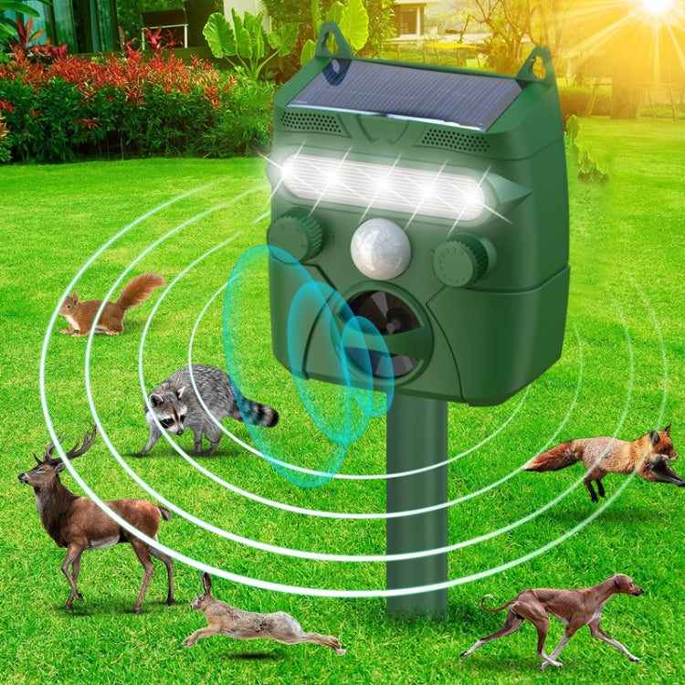 Solar Animal Driver Ultrasonic Outdoor Bird Repeller Electronic Mouse Repeller - free shipping - PMC TechLife - Order now!