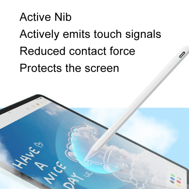 Fast Charge+Touch Switch+Bluetooth Function Anti-false Touch Capacitive Pen for iPad 2018 or Later(White) - free shipping - PMC Jewellery - Order now!