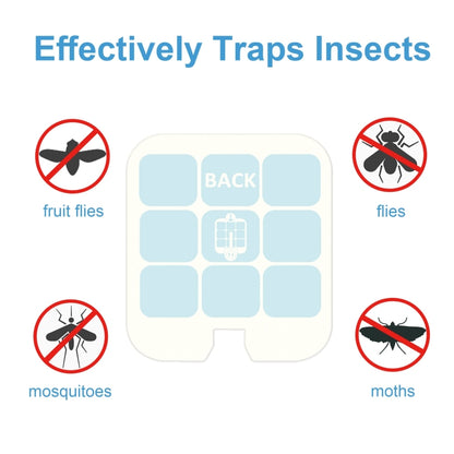 10pcs /Pack Replacement Glue Card for Plug-in Indoor Insect Trap Refills Glue Boards - free shipping - PMC Jewellery - Order now!