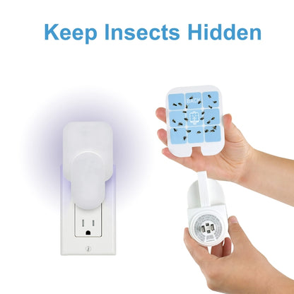 10pcs /Pack Replacement Glue Card for Plug-in Indoor Insect Trap Refills Glue Boards - free shipping - PMC Jewellery - Order now!