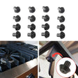 16pcs /Pack WB2K101 Rubber Feet for GE Kenmore Burner Grate Replaces WB02T10461 AP2622260(Black) - Kitchen Machine Accessories & Parts by PMC TechLife | Online Shopping South Africa | PMC TechLife | Buy Now Pay Later Mobicred