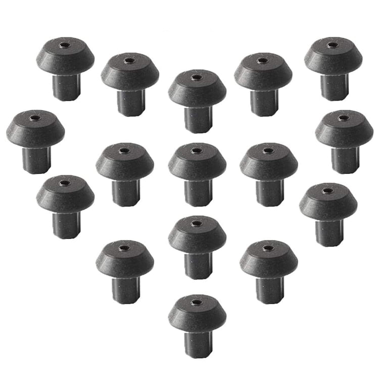16pcs /Pack WB2K101 Rubber Feet for GE Kenmore Burner Grate Replaces WB02T10461 AP2622260(Black) - Kitchen Machine Accessories & Parts by PMC TechLife | Online Shopping South Africa | PMC TechLife | Buy Now Pay Later Mobicred