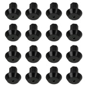 16pcs /Pack WB2K101 Rubber Feet for GE Kenmore Burner Grate Replaces WB02T10461 AP2622260(Black)